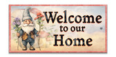 Garden Nome Ceramic Tile House Number Address Sign