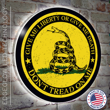 Don't Tread On Me Light Up Wall Sign