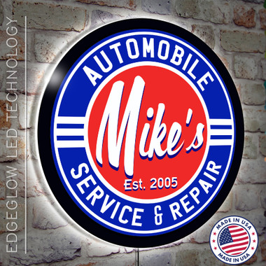 Automotive Repair Shop Customized Wall Sign