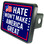 No Hate Trailer Hitch Cover