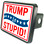 Stupid Trump Trailer Hitch Cover