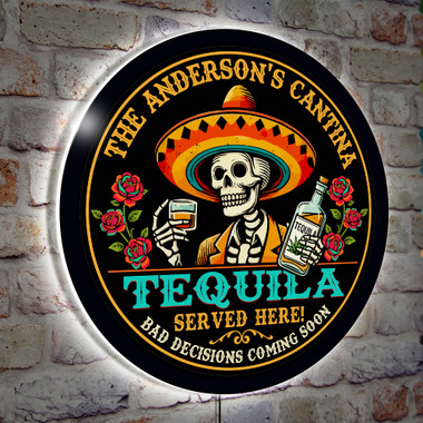 Tequila Bar Customized Light Up LED Sign