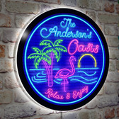 Oasis Light Up LED Sign