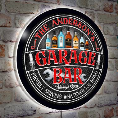 Garage Bar Light Up LED Wall Sign