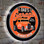 Dad's Hot Rod Garage Orange LED Wall Sign