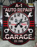 Customized Automotive Garage Clock