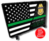 US Border Patrol Award Plaque
