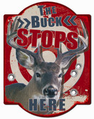 Buck Stops Here Hunter Wall Sign