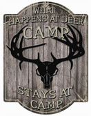 Deer Camp Wall Sign