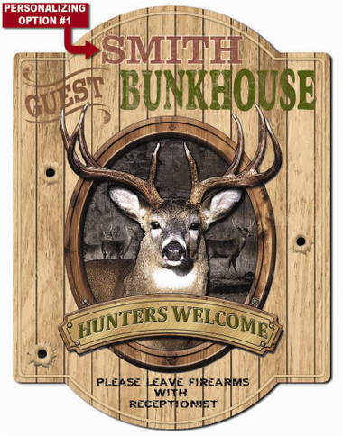 Hunting Cabin Wall Sign