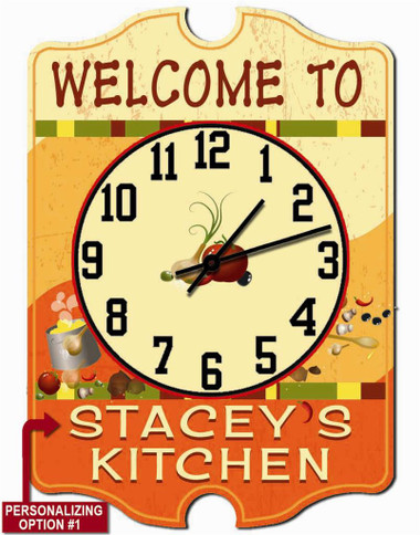 Personalized Kitchen Wall Clock