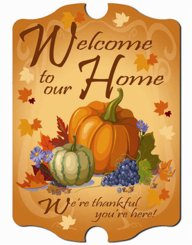 Autum Welcome Wall Sign