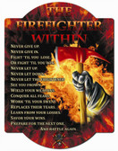 Firefighter Within Wall Sign