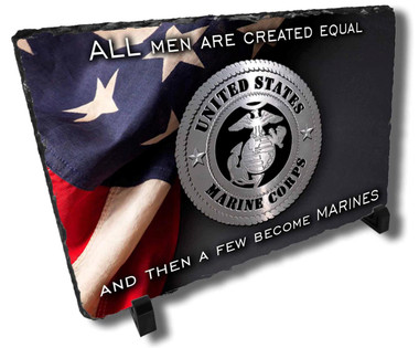 Decorative Marine Bravery Stone Plaque