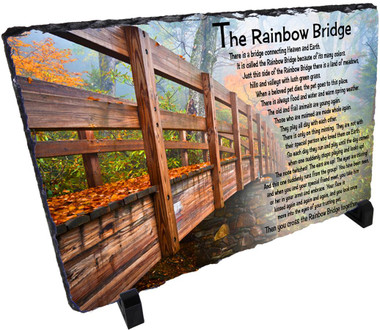Decorative Rainbow Bridge Stone Plaque