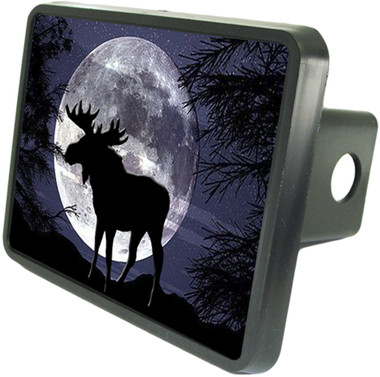 Evening Moose Trailer Hitch Plug Side View