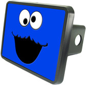 Cookie Monster Trailer Hitch Plug Side View