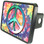 Peace Sign Trailer Hitch Plug Side View