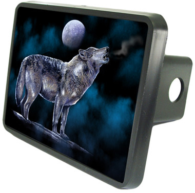 Howling Wolf Trailer Hitch Plug Side View