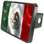 Mexico Flag Trailer Hitch Plug Side View