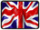 British Flag Trailer Hitch Plug Front View