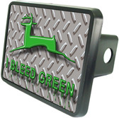 Bleed Green Trailer Hitch Plug Side View