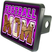 Football Mom Trailer Hitch Plug Side View