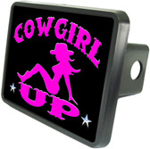 Cowboy Up Trailer Hitch Plug Cover