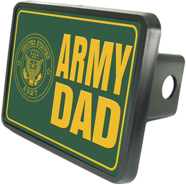 Army Dad Trailer Hitch Plug Side View