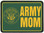 Army Mom Trailer Hitch Plug Front View