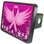 Breast Cancer Butterfly Trailer Hitch Plug Side View