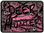 Deer Hunter Pink Camo Trailer Hitch Plug Front View