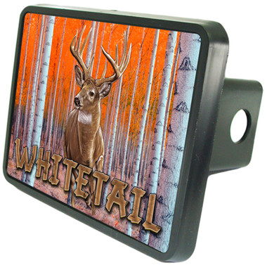 Whitetail Deer Trailer Hitch Plug Side View