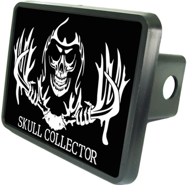 Skull Collector Trailer Hitch Plug Side View