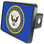 United States Navy Emblem Trailer Hitch Plug Side View