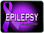 Epilepsy Awareness Trailer Hitch Plug Front View