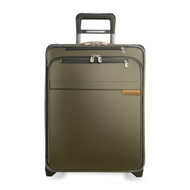 Front shot of International Carry-On Expandable Wide-Body Upright in olive.
