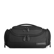 Front shot of Executive Toiletry Kit in black.