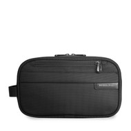 Front shot of Classic Toiletry Kit in black.