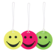 Smiley Face Rubber Luggage Tag by Lewis N Clark
