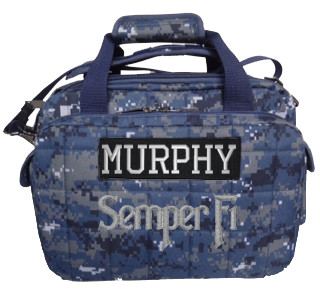 Deluxe Tactical Range and Gear Bag embroidery