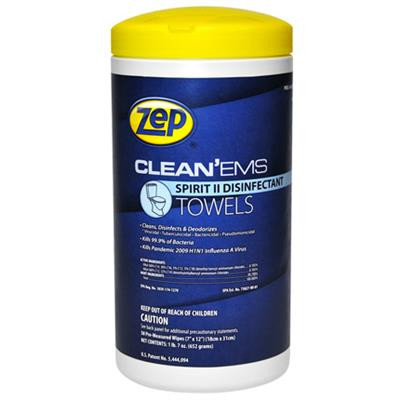 Zep Clean Ems Disinfectant Towels Zep Cleaner Zep Lubricant Zep Degreaser Zep Industrial Cleaning Supply Superkleen Direct