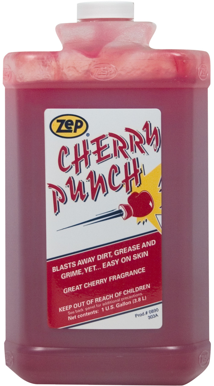  Zep Cherry Punch Industrial Hand Cleaner - 128 Ounce (Case of  4) 89024 - Heavy Duty Hand Cleaner and Degreaser : Industrial & Scientific