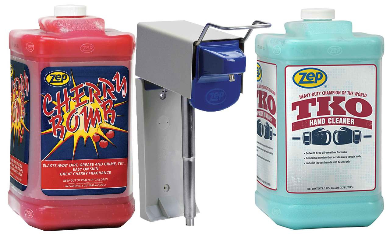 Zep Cherry bomb with TKO and D4000 Dispenser Kit SuperKleenDirect