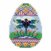 Dragonfly Egg Bead Cross Stitch Kit Mill Hill 2016 Spring Bouquet MH181612