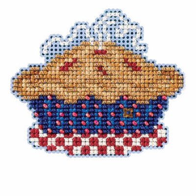 American Pie Bead Cross Stitch Kit Mill Hill 2016 Autumn Harvest MH181625