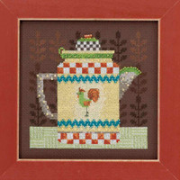 Coffee Pot Cross Stitch Kit Mill Hill Debbie Mumm 2016 Good Coffee & Friends DM301611