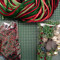 Materials included in Jingle Bell Wreath Cross Stitch Kit Mill Hill 2016 Winter Holiday MH181632