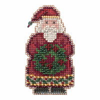 Ye Old Santa Cross Stitch Ornament Kit Mill Hill 2016 Winter Holiday MH181636