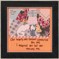 You Rescued Me Beaded Cross Stitch Kit Curly Girl 2016 Mill Hill CG301614